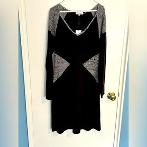 Calvin Klein Long Sleeve Sweater Dress Large
